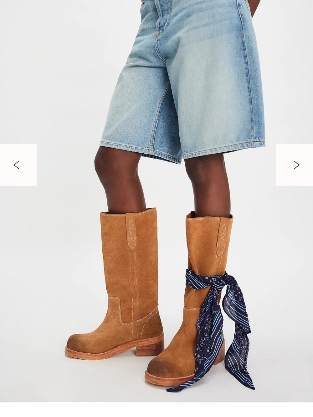 Free People Blaze Pull On Suede Boots - Picture 7 of 7
